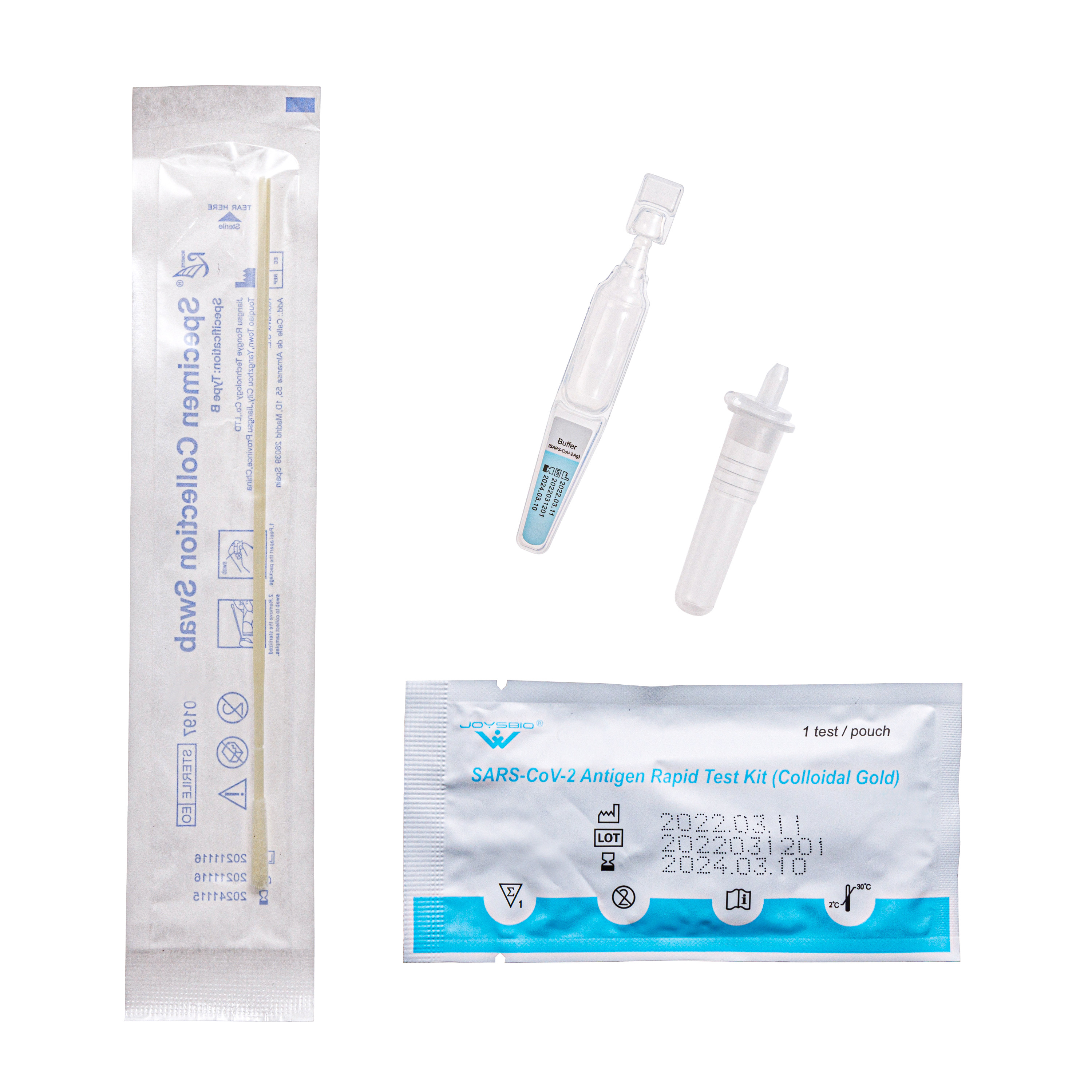 Nasal swab collection Antigen test kit